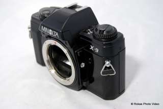 Minolta X 9 Camera body only 35mm film SLR manual focus  
