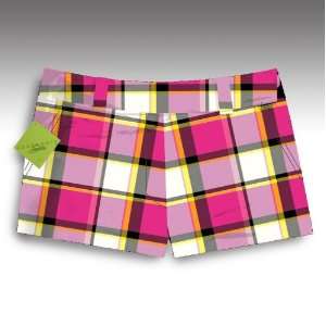 Loudmouth Golf Womens Mini Shorts Stawberry Shake   Size 4