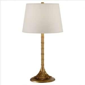 Robert Abbey Monte Carlo Gold Leaf Table Lamp
