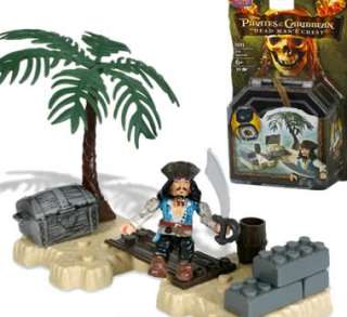 Pirates Caribbean Mega Blok JACK SPARROW Minifigure NEW  