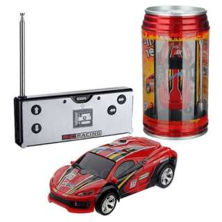Coke Can Mini RC Radio Remote Control Racing Car Red  
