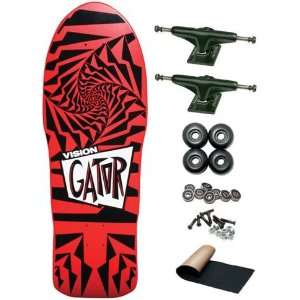  Vision Gator Red Retro Re Issue Old School Skateboard 