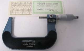 Mitutoyo Series 159 CombiMike Combination Outside Micrometer 159 214 3 