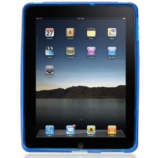 Blue Crystal Skin Cover TPU Sleeve Case for Apple iPad  