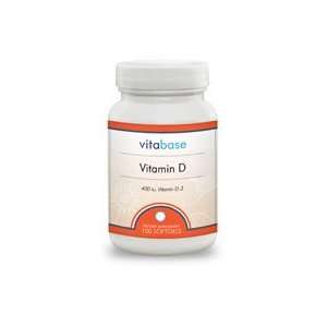  Vitamin D 3 (400 IU) 100 Softgels per Bottle (4 pack 