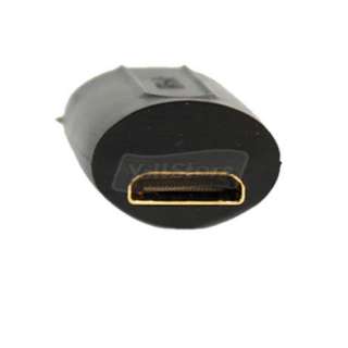 New Gold HDMI Male Plug to Mini HDMI Female Coupler Adapter Connector 