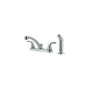  Pf Waterworks Lp 2H Ss Kit Faucet W/Spry F0354Ths