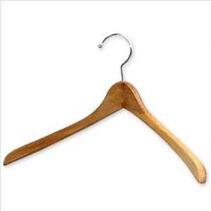  LLR01061   Contoured Wood Hanger, With Metal Hook, 18, 8 