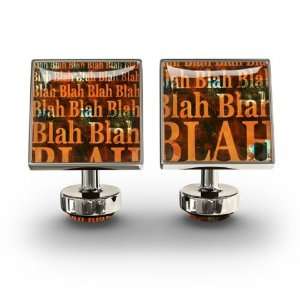 Wurkin Stiffs Blah Blah Blah Cufflinks