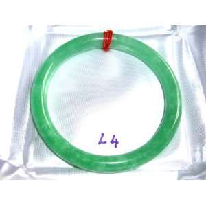  China Lucky Real Jade Bracelet Green Bangle 60 mm Round 