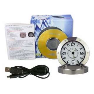 HD Clock Security Hidden Camera Motion Detector DVR CD  