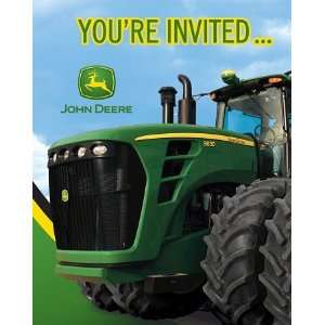  John Deere Party Invitations   8 Pack Toys & Games