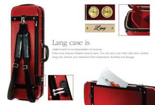LANG NEW Violin Wood Case 4/4 GNS 56  