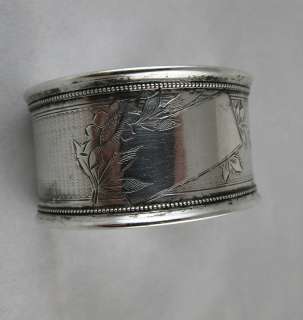 FRENCH STERLING NAPKIN RINGS BY ALFONSE DeBAIN  