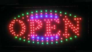 Animated LED Neon Light Open Sign Deluxe Design 8161  