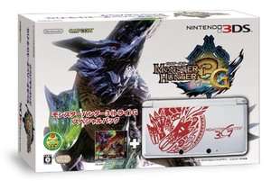 NEW Nintendo 3DS Monster Hunter 3G Special Pack w/ Original 3DS 