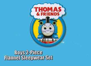 Thomas The Train Toddler Boys Flannel Winter Pajama Set  