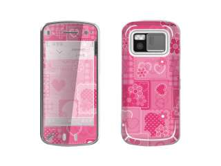 Cute Girl Decal Sticker Cover Case For Nokia N97 phone  