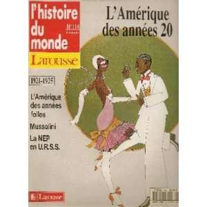 histoire du monde n°114 LAmérique des années 20 1921 1925 L 