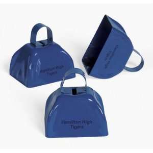  Personalized Blue Cowbells   Novelty Toys & Noisemakers 