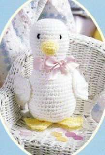 Baby Afghans Crochet Patterns Ducks Toy Blanket Easter Just Ducky Set 
