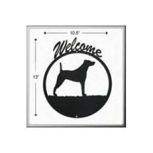  Jack Russell Welcome Sign Patio, Lawn & Garden
