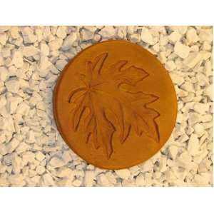  MAPLE LEAF STEPPING STONE 11 Stepstone CEMENT Antique 