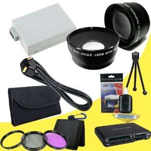   Lenses + USB SD Memory Card Reader /Wallet + Deluxe Starter Kit Bundle