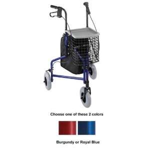  3 Wheel Aluminum Rollator Overall Width 26 Inches Health 