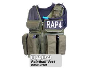 Rap4 Strikeforce Paintball Vest Olive Green  