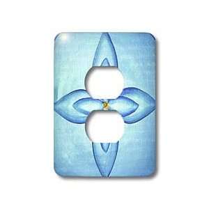  CherylsArt Flowers Art   Blue Lotus Flower   Light Switch 