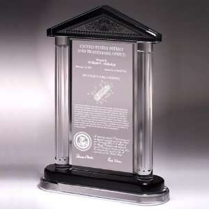  Vintage Patent Desk Award 8 x 13 Acrylic