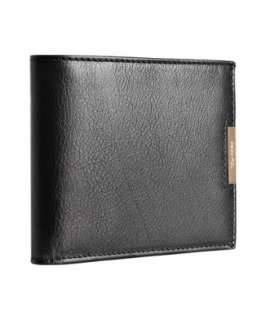 Tom Ford black leather bar detail bi fold wallet   