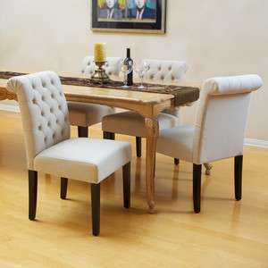   Linen Upholstered Dining Chairs (Sets of 2, 4, 6, 8, 10, 12)  