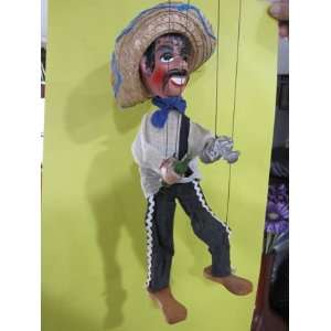  Sancho Panza Marionette   Vintage Puppet 