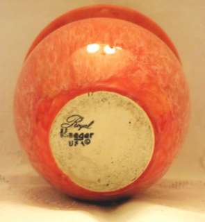Vintage Royal Haeger Peach Vase  