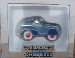 1941 Chrysler Pedal Car Replica in Diecast. As pictured with display 