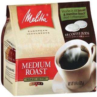 MELITTA Coffee Pods, Medium Roast, 4.44 Ounce (Pack of 6) by Melitta
