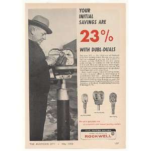   1960 Dubl Dual Dual Parking Meter 23% Savings Print Ad