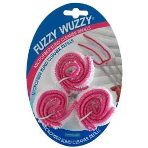  Fuzzy Wuzzy Microfiber Blind Cleaner Refills, 3 Pack