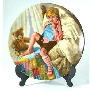 Reco Diddle Diddle Dumpling plate from John McClellands Mother Goose 