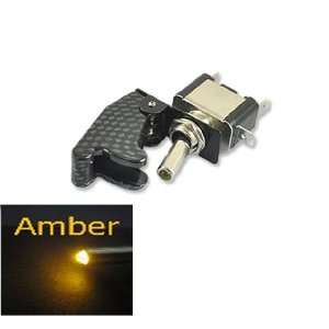  Lot2 Amber LED Light CAR Boat Motor Toggle Switch
