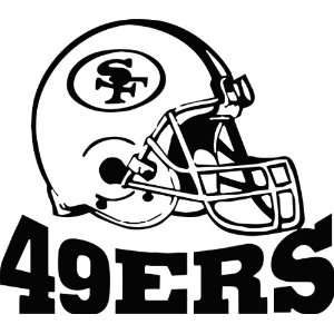   Francisco 49ers NFL Vinyl Decal Stickers / 8 X 7 