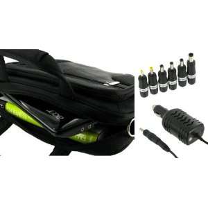  rooCASE 2n1 Netbook Carrying Bag and 12v Car Charger for 