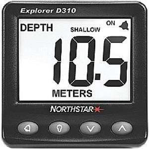  Northstar D310 Depth Dispaly w/ Plastic Thru Hull 