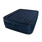 RAISED QUEEN SIZE AIR BED INFLATABLE MATTRESS WITH A BUILT IN AIR PUMP 