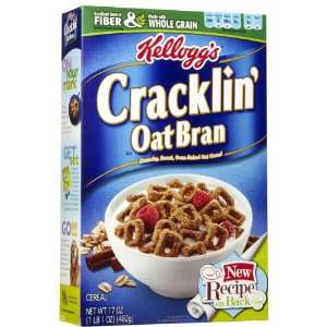 Kelloggs Cracklin Oat Bran, 17 oz  Grocery & Gourmet 