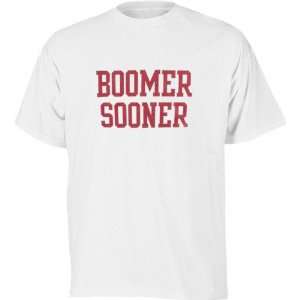  Oklahoma Sooners Youth White Boomer Sooner T Shirt Sports 