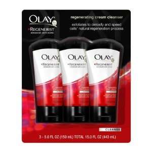 Olay Regenerist 3.4 oz Cream Cleanser 3.4 Oz., 3 Pk