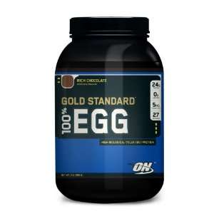 Optimum Nutrition 100% Egg Protein , Chocolate, 2.0 Lb ( Six Pack)